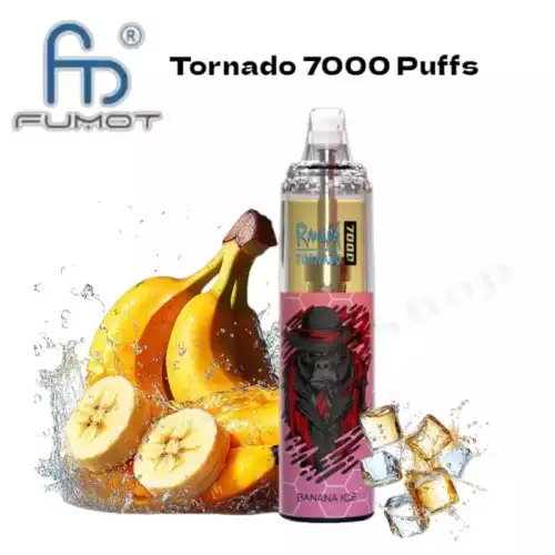 Banana Ice RandM Tornado 7000 Puffs  Banana Ice