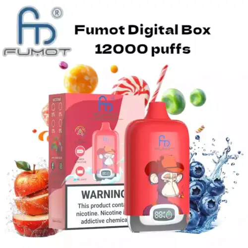 RandM Fumot Digital Box 12000 Puffs Apple Berry Blast