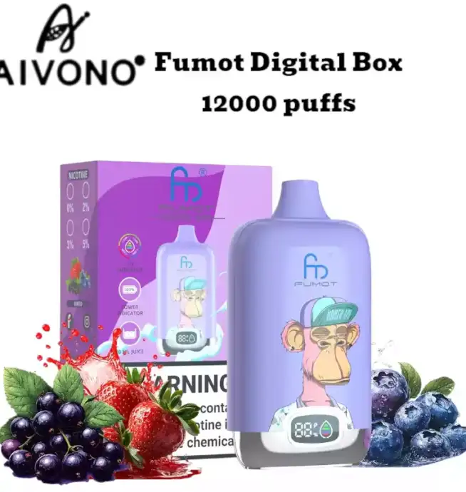 RandM Fumot Digital Box 12000 Puffs Vimto