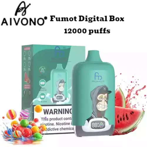 RandM Fumot Digital Box 12000 Puffs Watermelon Bubblegum