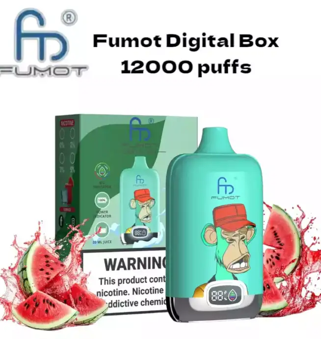 RandM Fumot Digital Box 12000 Puffs – Lush Ice