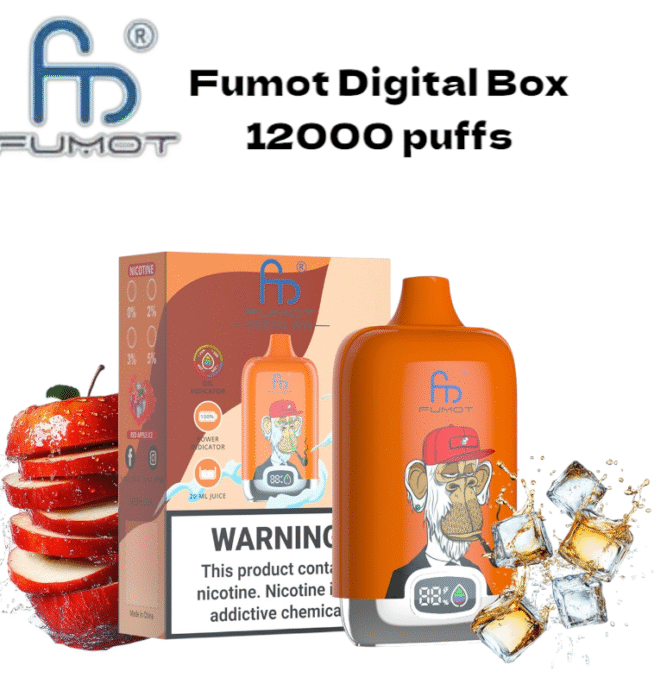 RandM Fumot Digital Box 12000 Puffs– Leistungsstarke Mesh Coil Disposable Vape