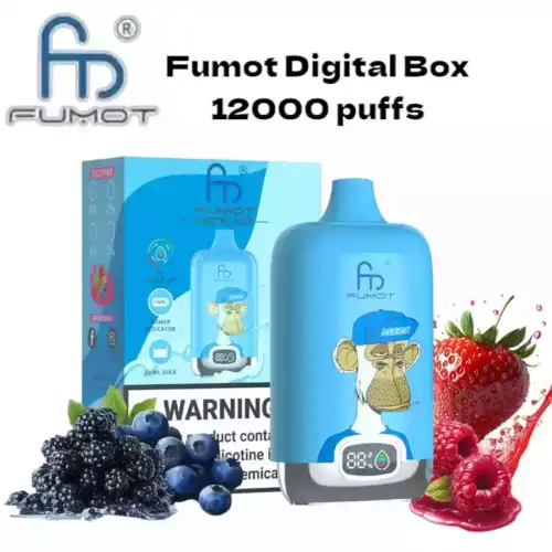 RandM Fumot Digital Box 12000 puffs Disposable Vape Bingo Crush