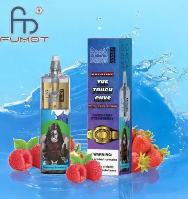 RandM Tornado 10000 puffs RGB-Vape mit Mesh Coil, Disposable Vape