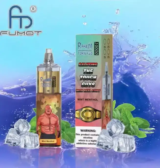 RandM Tornado 10000 puffs RGB-Vape mit Mesh Coil, Disposable Vape