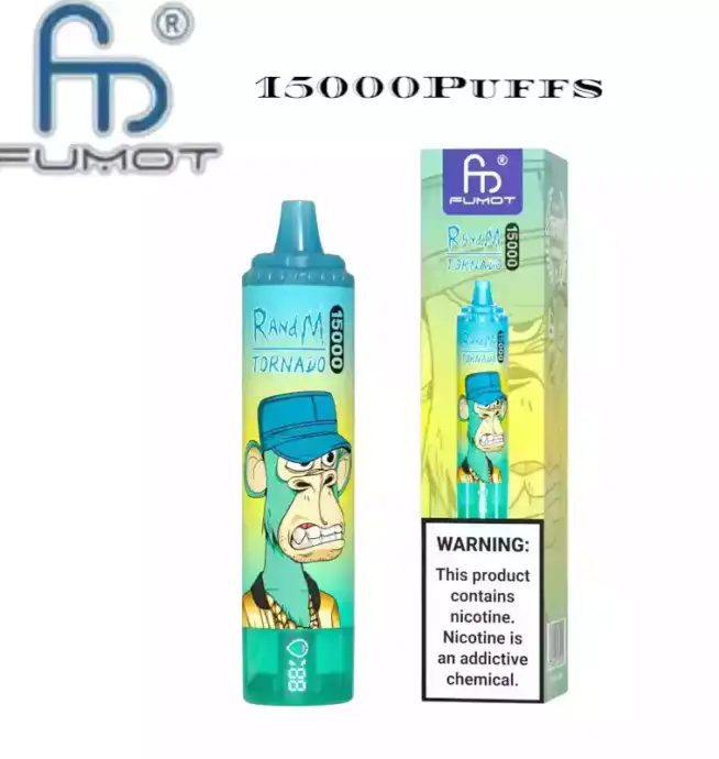RandM Tornado 15000 puffs Disposable Vape mit hoher Kapazität und kräftigen Aromen