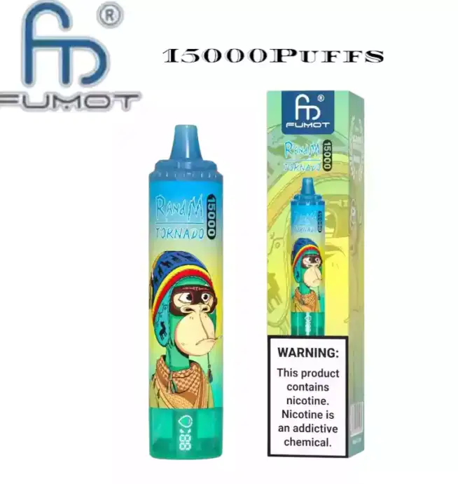 RandM Tornado 15000 puffs Disposable Vape mit hoher Kapazität und kräftigen Aromen