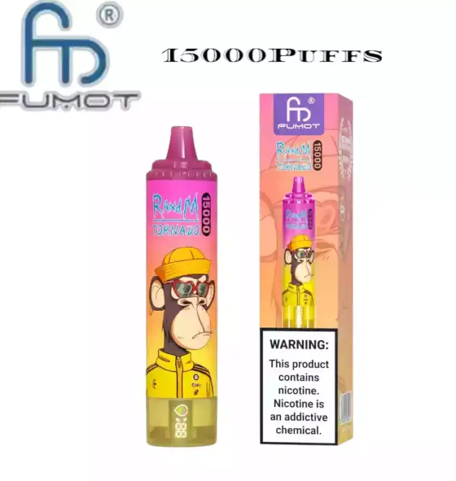 RandM Tornado 15000 puffs Disposable Vape mit hoher Kapazität und kräftigen Aromen