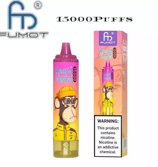 RandM Tornado 15000 puffs Disposable Vape mit hoher Kapazität und kräftigen Aromen