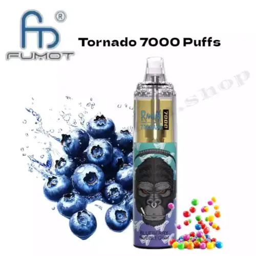 RandM Tornado 7000 Puffs Blueberry Bubblegum