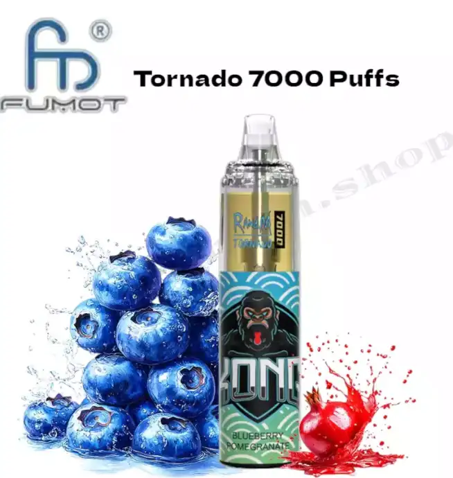 RandM Tornado 7000 Puffs Blueberry Pomegranate