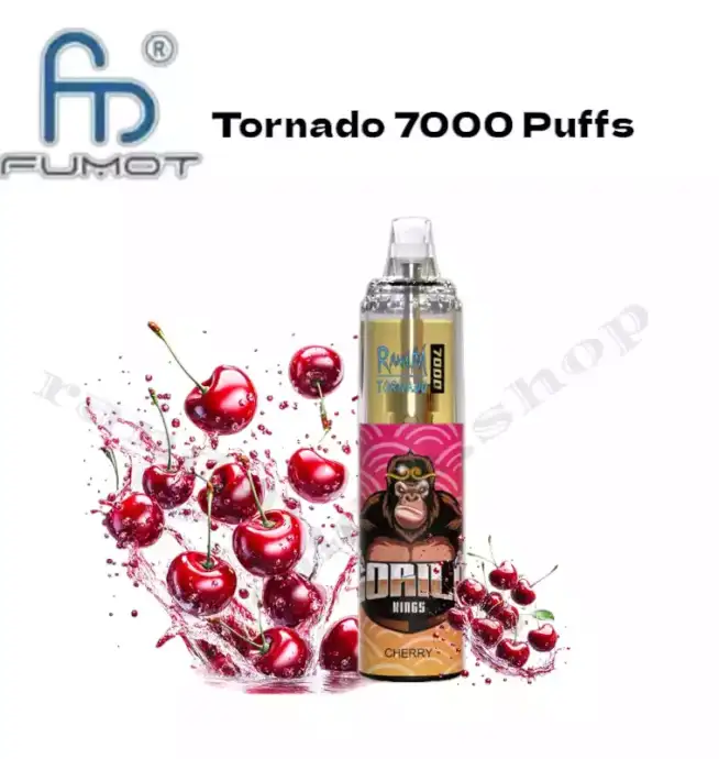 RandM Tornado 7000 Puffs  Cherry