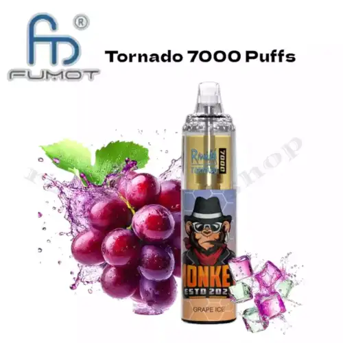 RandM Tornado 7000 Puffs Grape Ice