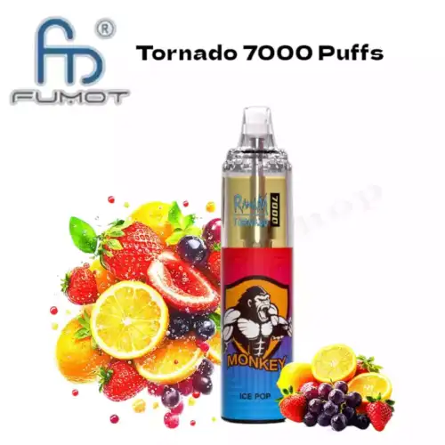 RandM Tornado 7000 Puffs Ice Pop Rechargeable Vape