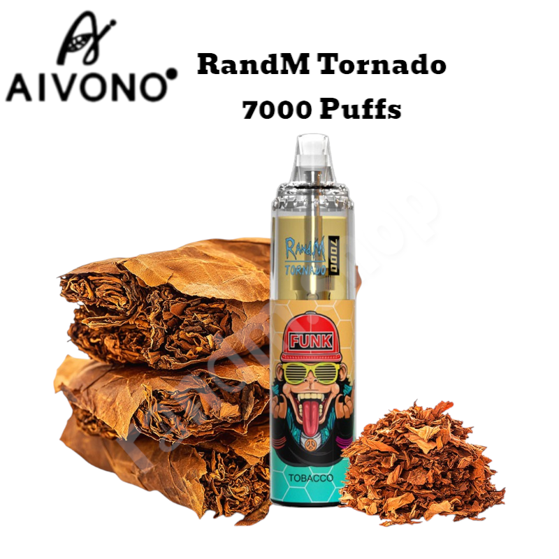 RandM Tornado 7000 Puffs Tobacco Disposable Vape