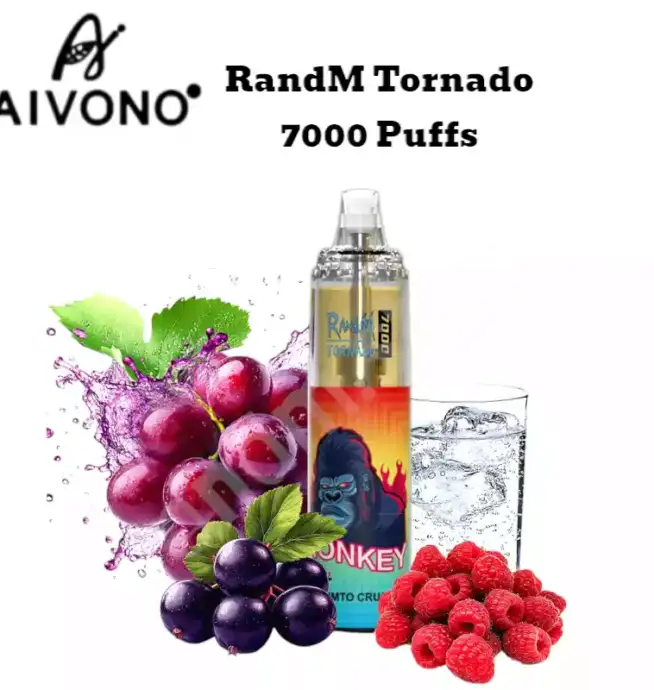 RandM Tornado 7000 Puffs Vimto Crush