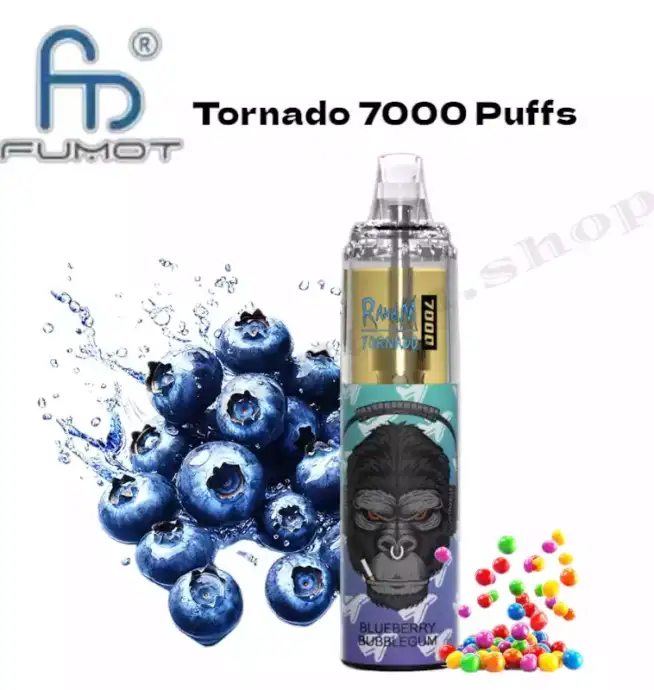 RandM Tornado 7000 puffs –Wiederaufladbare Disposable Vape mit