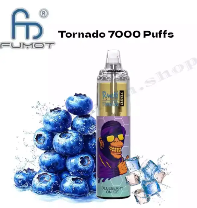 RandM Tornado 7000 puffs –Wiederaufladbare Disposable Vape mit
