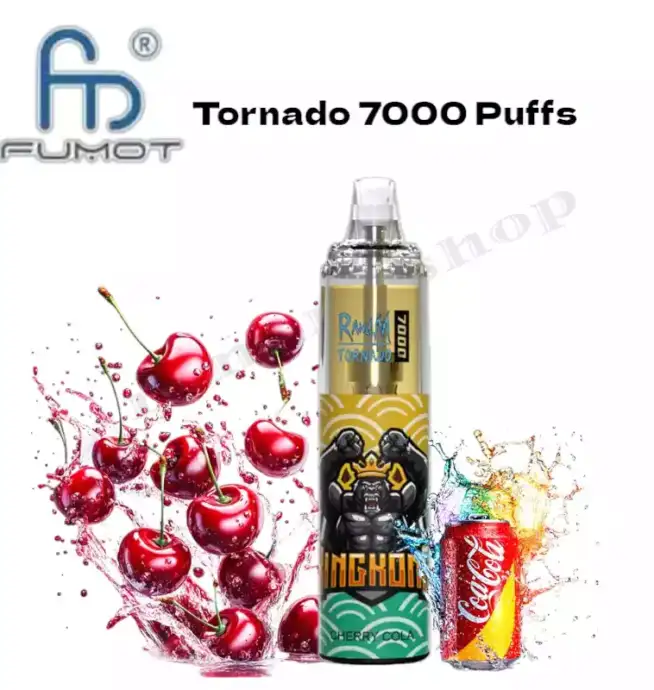 RandM Tornado 7000 puffs –Wiederaufladbare Disposable Vape mit
