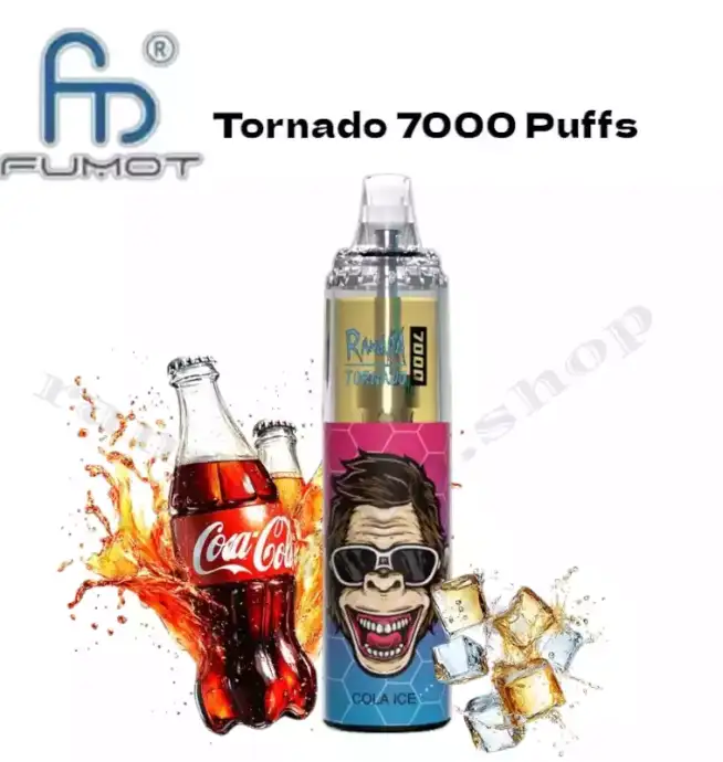 RandM Tornado 7000 puffs –Wiederaufladbare Disposable Vape mit
