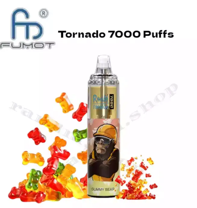 RandM Tornado 7000 puffs –Wiederaufladbare Disposable Vape mit