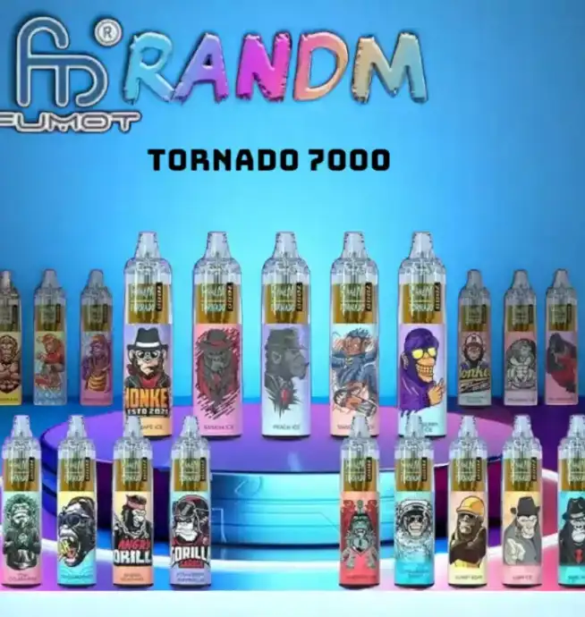 RandM Tornado 7000 puffs –Wiederaufladbare Disposable Vape mit