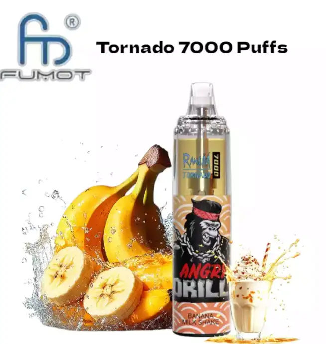 RandM Tornado 7000 puffs –Wiederaufladbare Disposable Vape mit