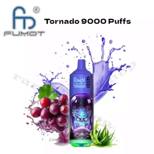 RandM Tornado 9000 Puffs Aloe Grape