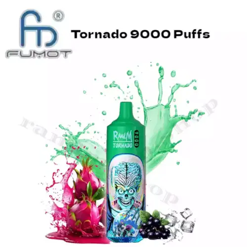 RandM Tornado 9000 Puffs Black Dragon Ice