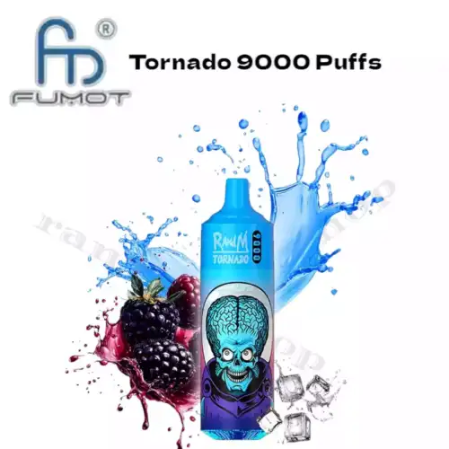 RandM Tornado 9000 Puffs Black Ice