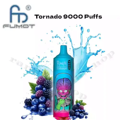 RandM Tornado 9000 Puffs Blue Razz Kush