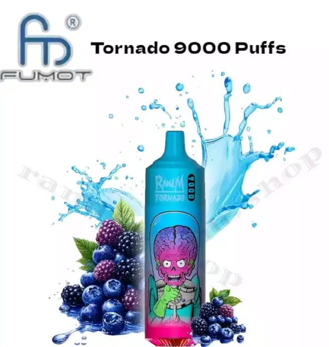 RandM Tornado 9000 Puffs Blue Razz Kush