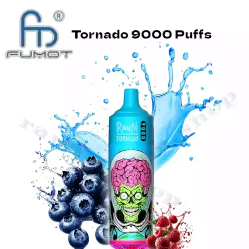  RandM Tornado 9000 Puffs Blueberry Sour Raspberry