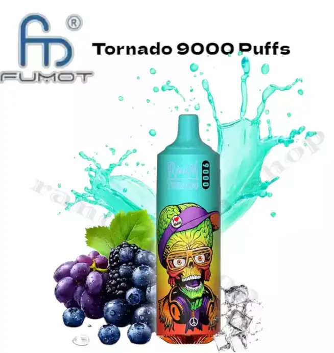 RandM Tornado 9000 Puffs Bluelicious Ice