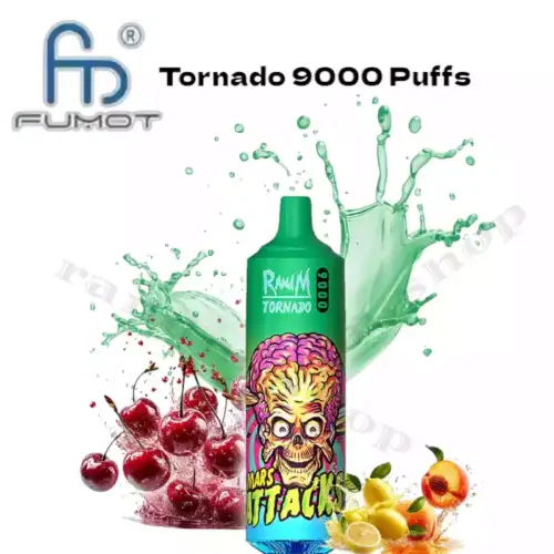 RandM Tornado 9000 Puffs Cherry Peach Lemonade
