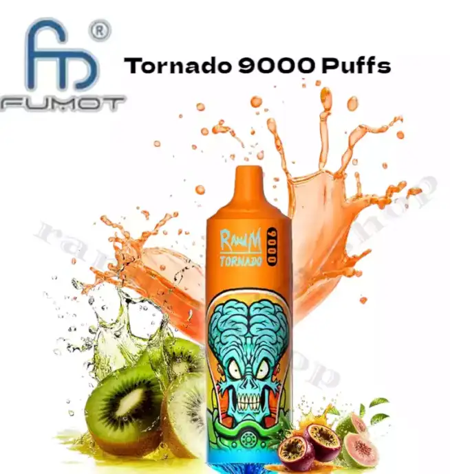 RandM Tornado 9000 Puffs Kiwi Passion Fruit Guava